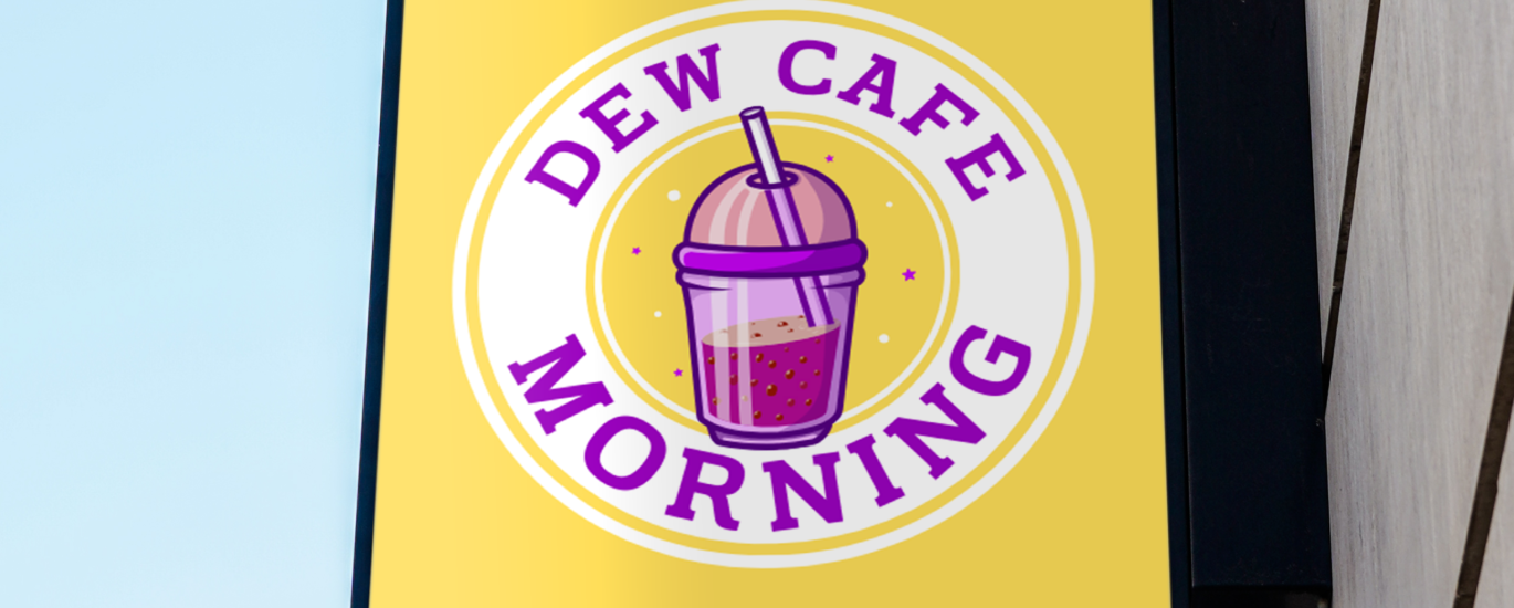 Morning Dew Cafe Logo Design